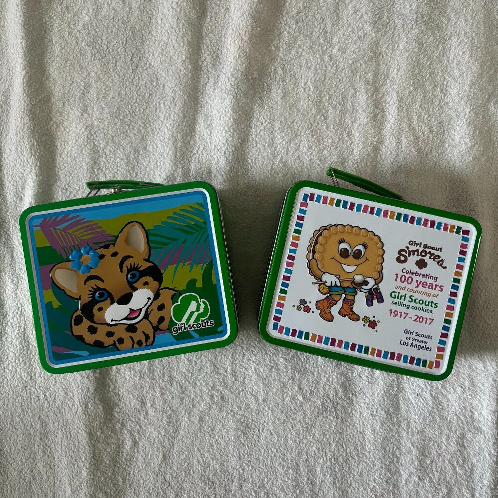 Girl Scouts Lunch Box Bundle New without Tags 1917-2017 Set of 2